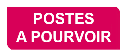 postes à pourvoir